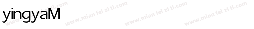 yingya Medium字体转换